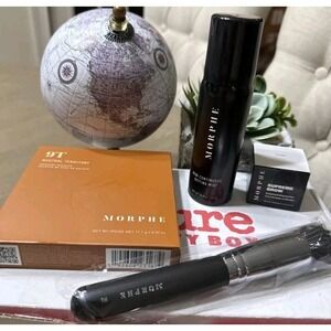 Morphe 4 pc - 9T Palette‎ (Discontinued), Setting Mist , Brush And Brow Shaping